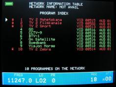 11 247 V Thor 5 Packet Canal Digital NIT ID