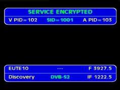Eutelsat W2A at 10.0e-global beam-3 927 R Packet Startimes China-IF data