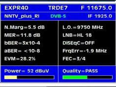 Express AM1 at 40.0°E _  11 675 H NNTV _ Q data