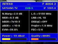 Intelsat 7 10 at 68.5 e_Global footprint in C band_4 064 V Sanskar netw._Q data