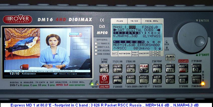 express md1 at 80.0 e C band